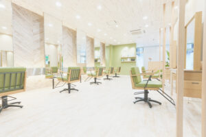 清潔感のある店内