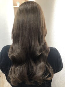 コテ巻き風デジタルパーマ
