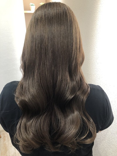 コテ巻き風デジタルパーマ